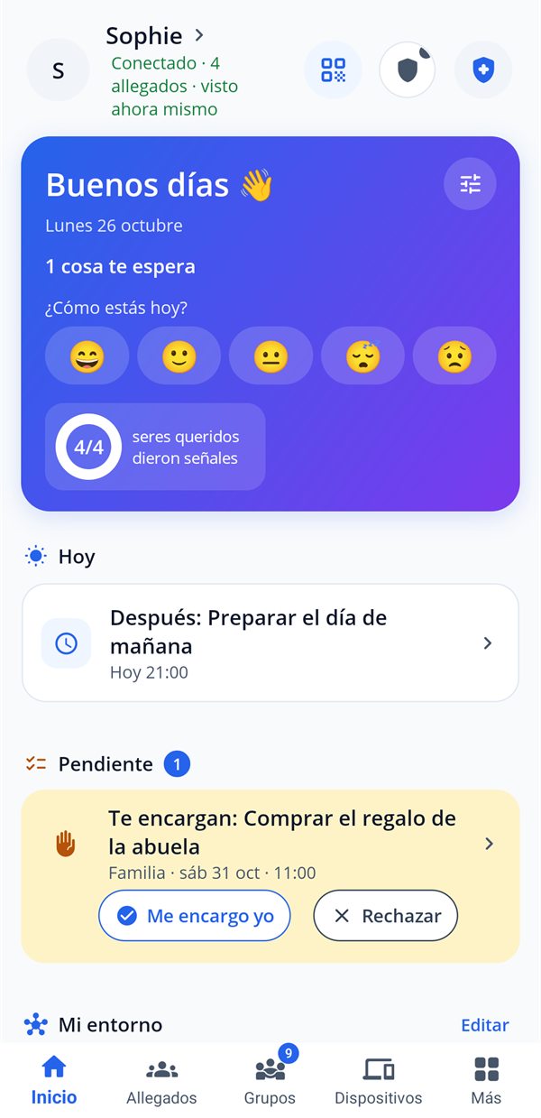 El inicio de HeyUs: el día, una tarea encargada por Marc, mis allegados y grupos